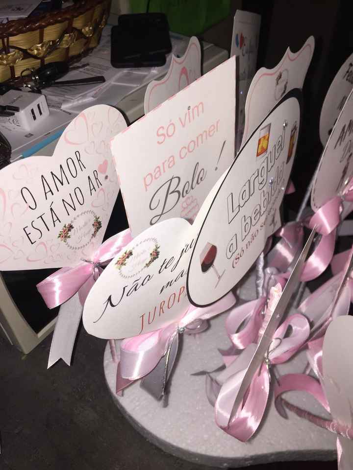 Plaquinhas photobooth e os leques 💕 - 6