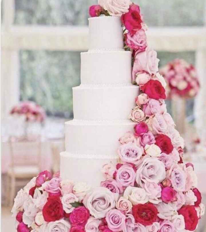 o bolo, topo do bolo e local onde será cortado🌹 - 1