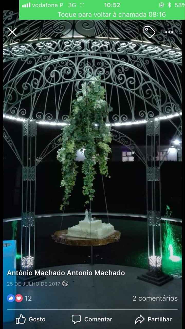 o bolo, topo do bolo e local onde será cortado🌹 - 3