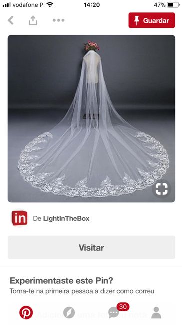 Véu com monograma 😍 1