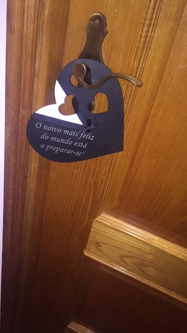 Placa Porta Noivos - 2