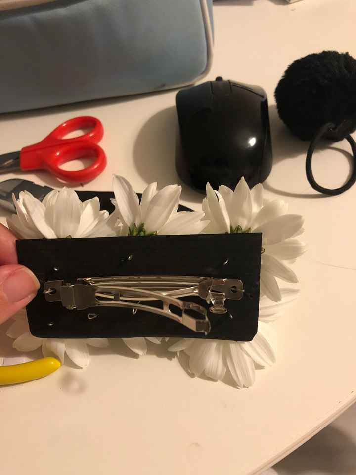 Flores na cabeça diy - 2