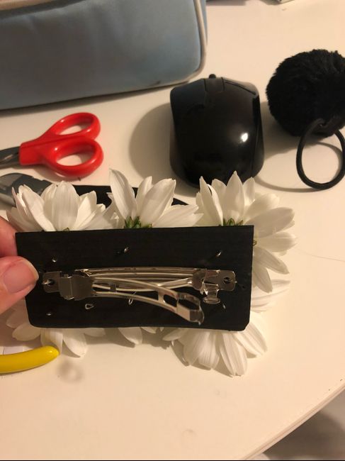 Flores na cabeça diy - 2