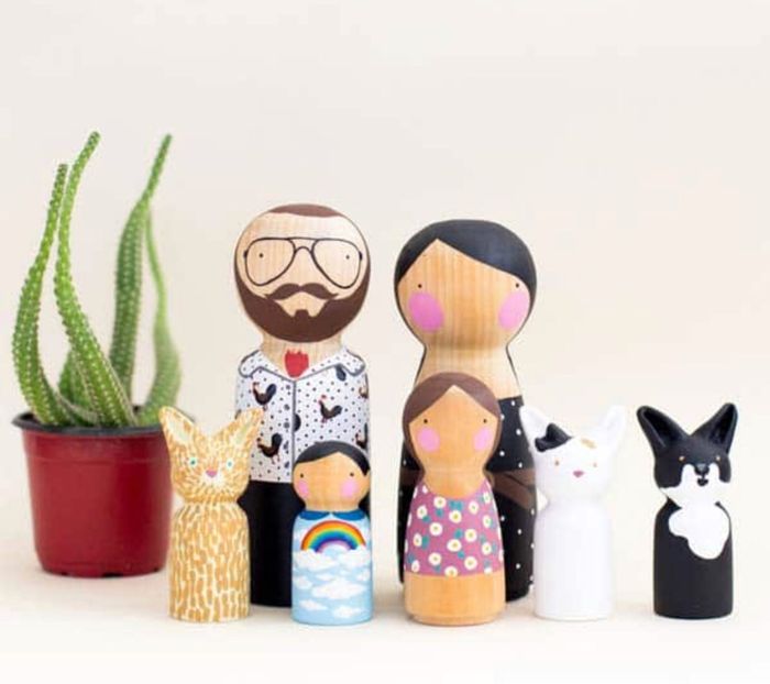 Bonecos p topo bolo - 1