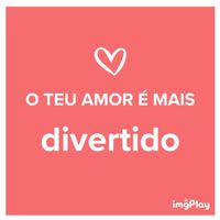 O teu amor é mais.... DESAFIO! - 1