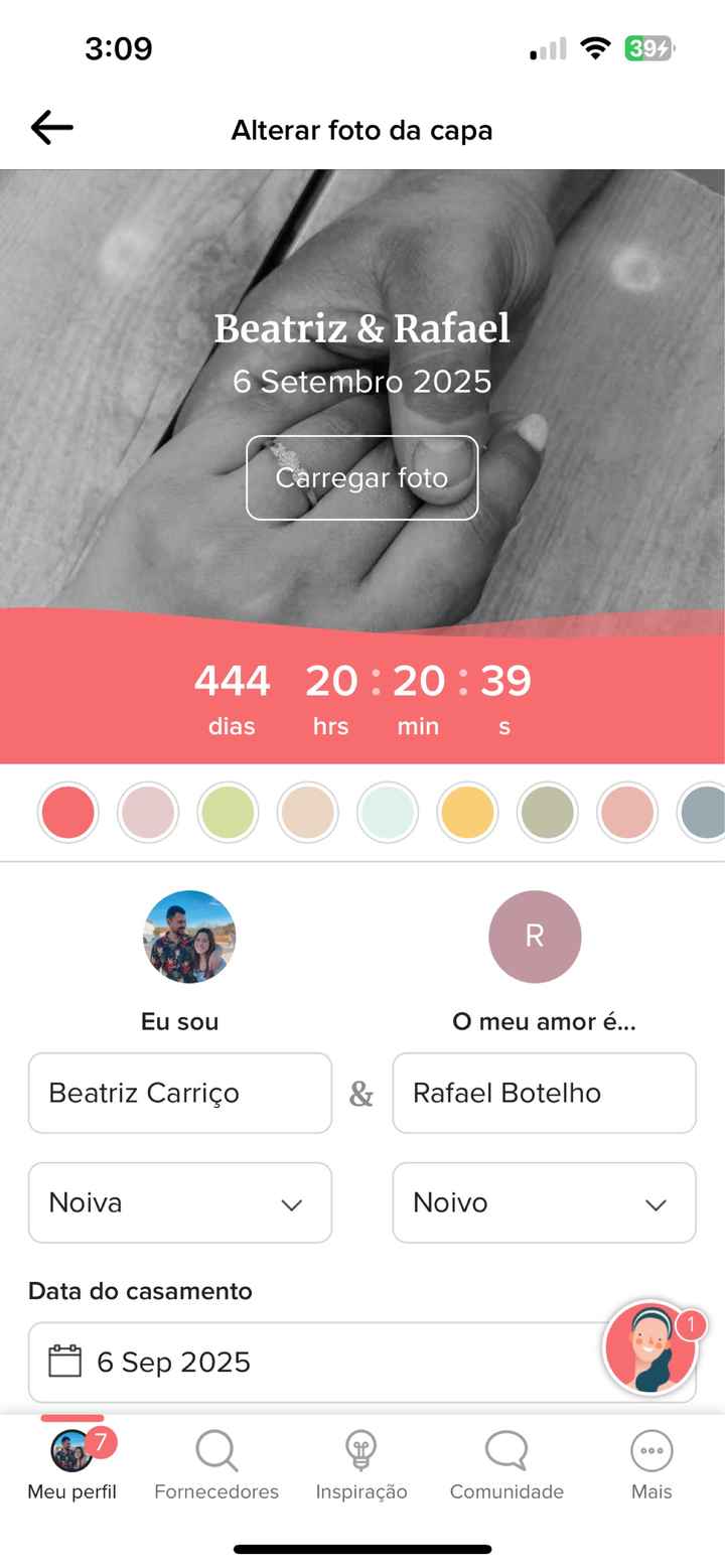 Editar conta - 1