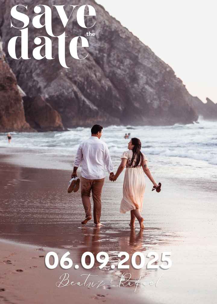 Falta um ano + Save the Date - 1