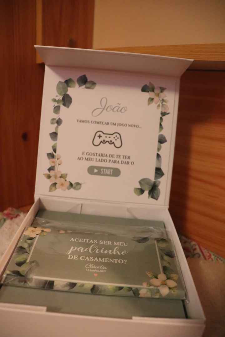Convites originais para padrinhos - 1