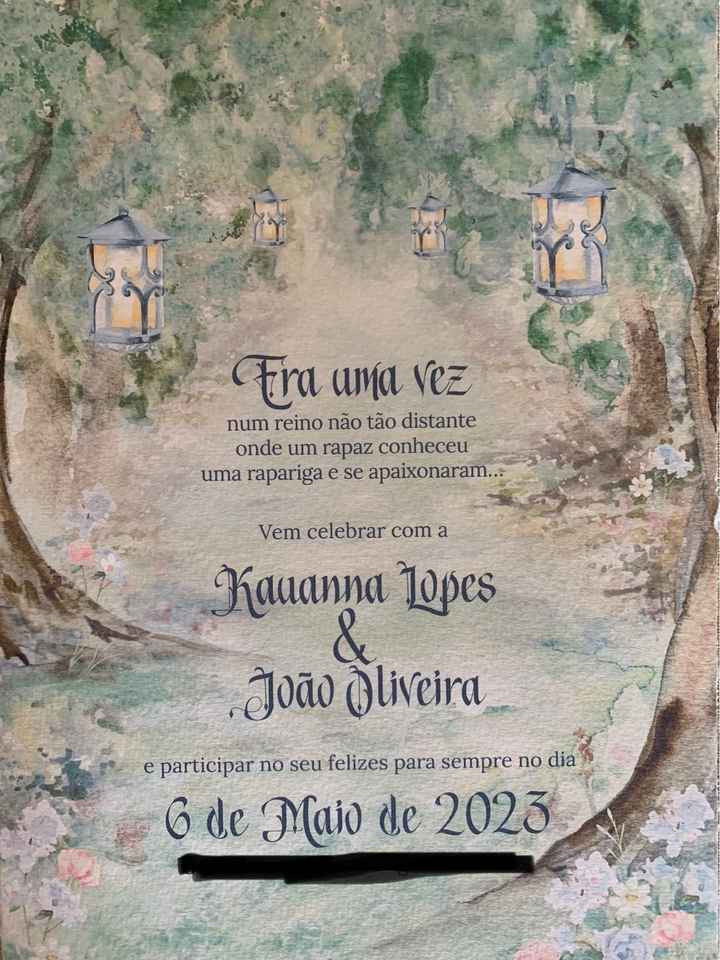 Convites de casamento 🥰 - 1