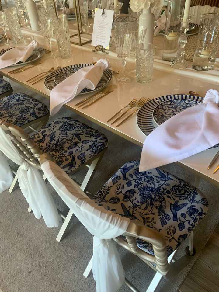 Detalhes da mesa dos convidados - 1