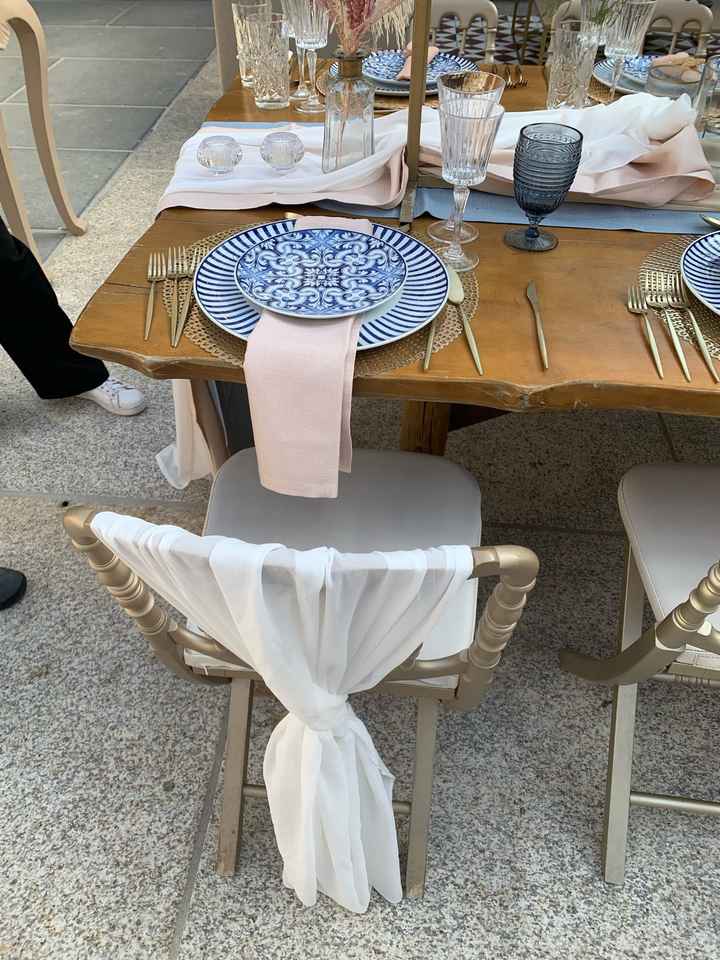 Detalhes da mesa dos convidados - 1