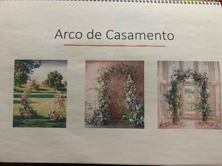 Decoração da cerimonia - 1