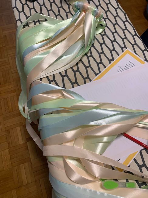 Como vão atirar o bouquet? - diy jogo das fitas 2