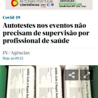 Testes Covid: boas notícias! - 2