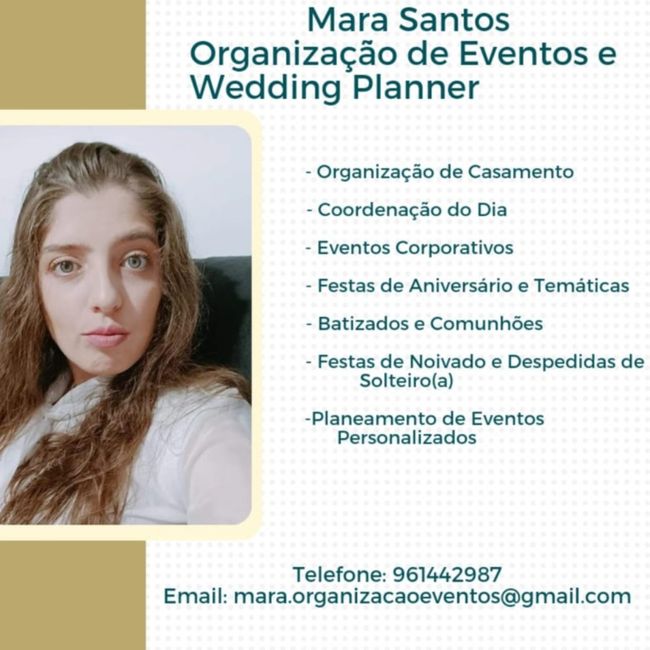 Wedding Planner / Coordenação do dia 1