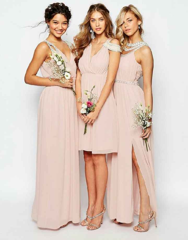 Vestido damas de honor check - 1
