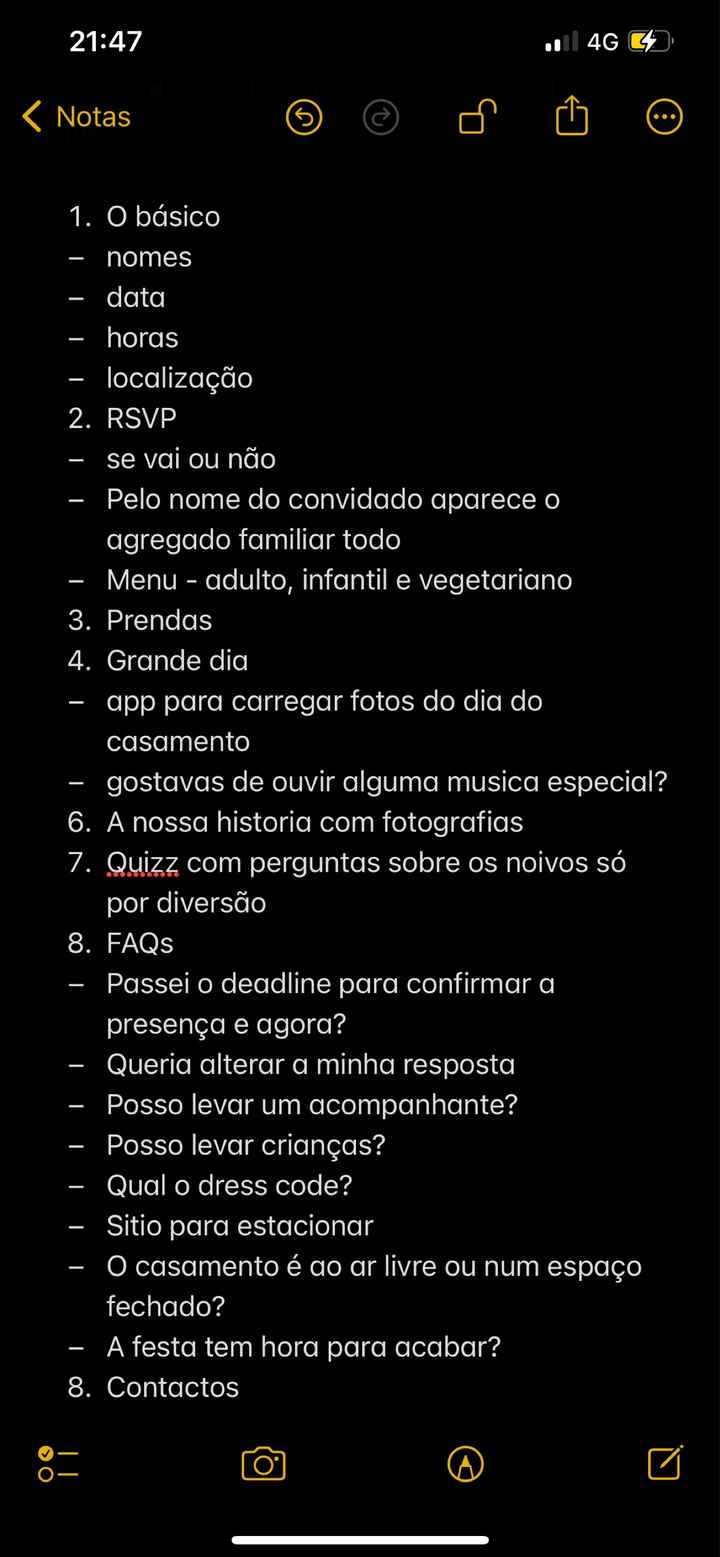 Site de casamento - 1