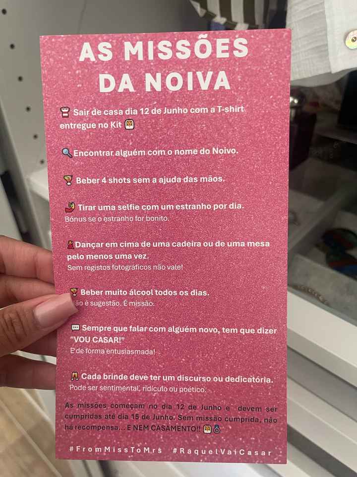 30 dias para a despedida de solteira - 2