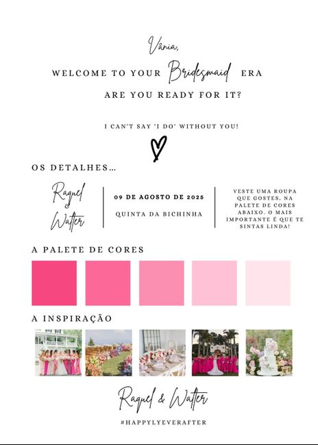 Pedido Damas de Honor - 2