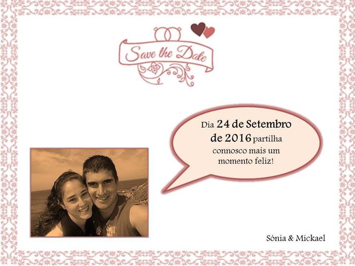 Save the date 2