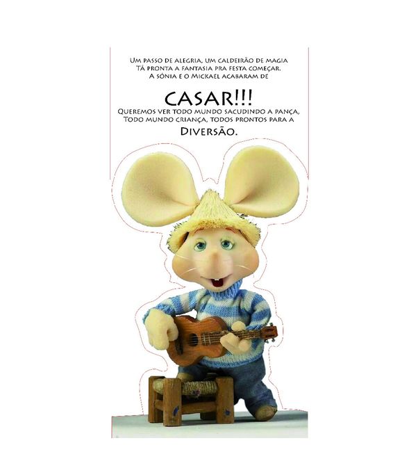 Marcador mesa Topo Gigio