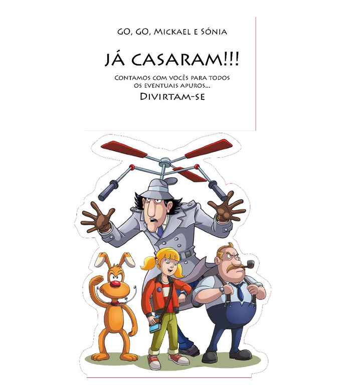 Marcador mesa Inspector Gadget
