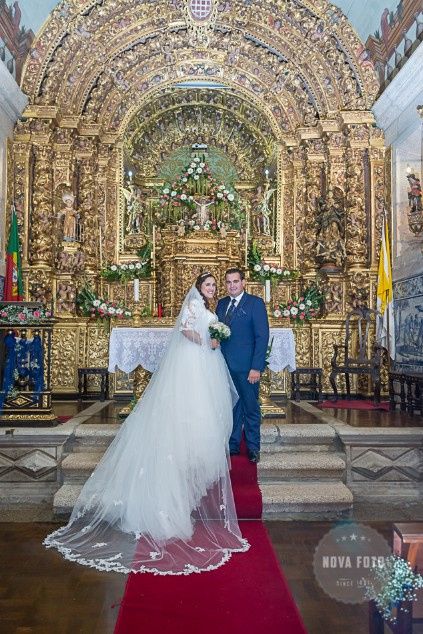 A foto da igreja