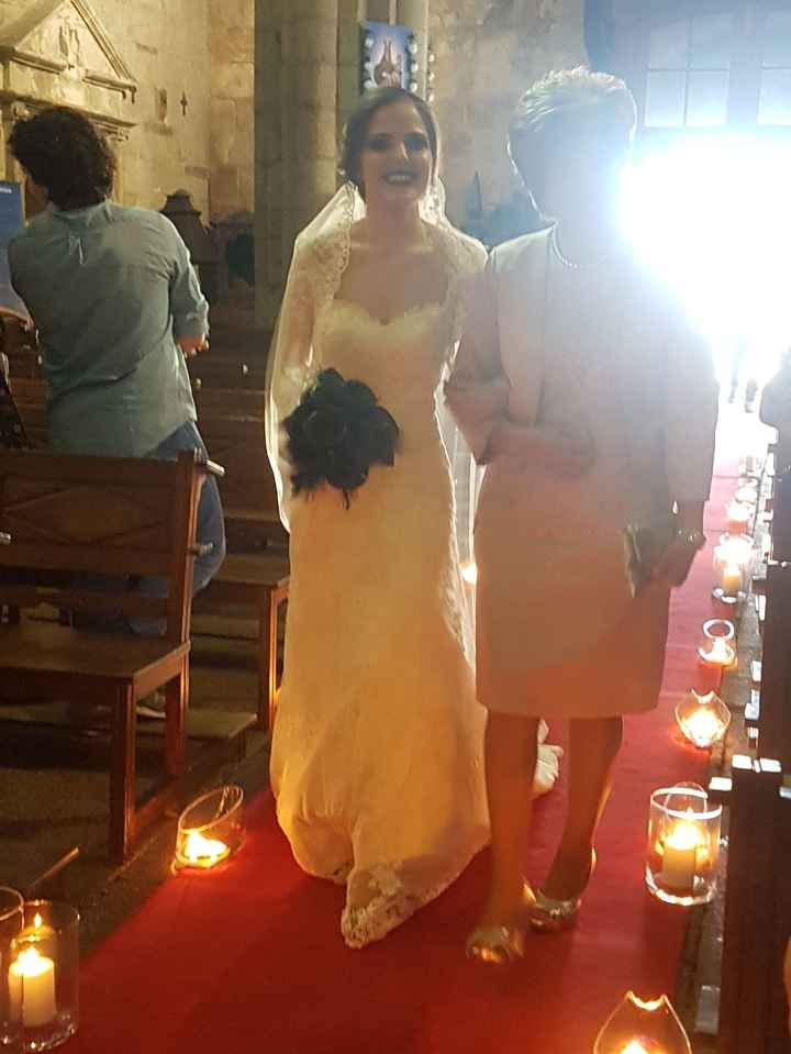 a caminhar para o altar
