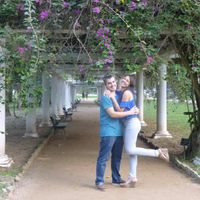 Passeando com uma das madrinhas