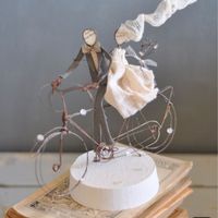 Topper de noivos em Arame - 2