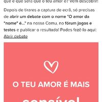 O teu amor é mais.... DESAFIO! - 1