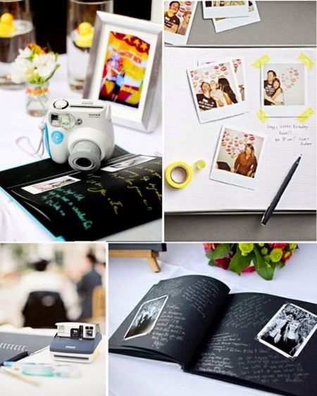 Livro de honra com polaroid - 3