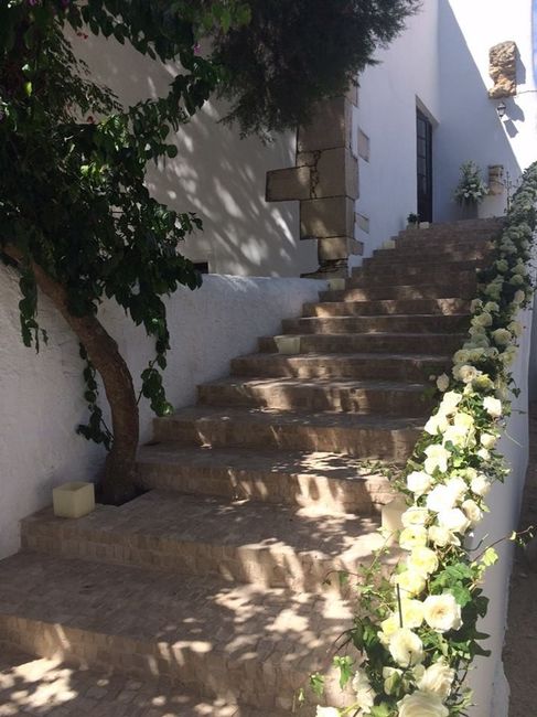 Escadas para o salão