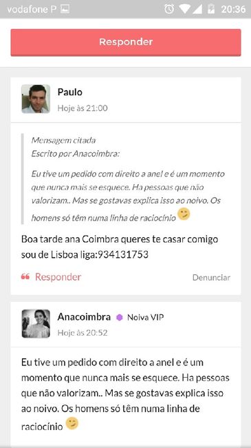 Denunciar ou bloquear pessoas - 1