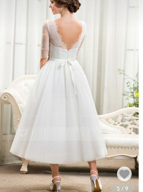 Vestido curto noiva - 1