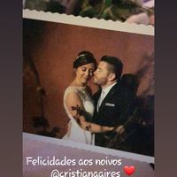 a nossa foto do postal de oferta aos convidados