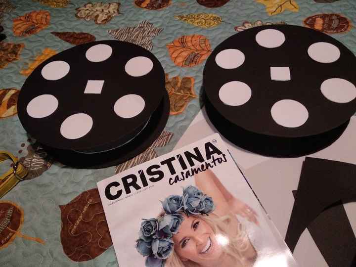 Centros de mesa - tema Cinema 🎦 - 1