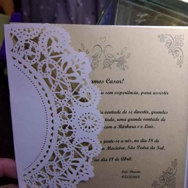 Convites feitos por mim, o que acham? - 1