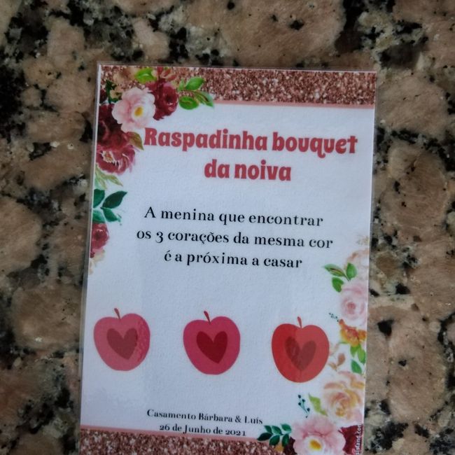 Raspadinha bouquet da noiva 2