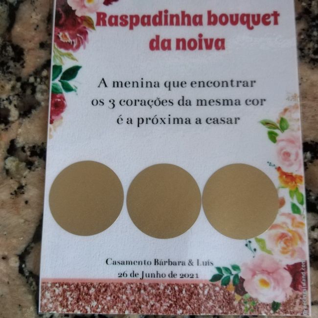 Raspadinha bouquet da noiva 3