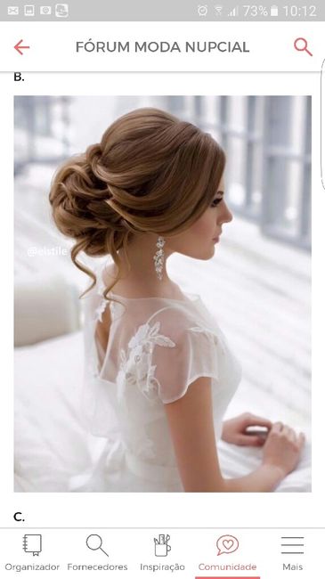 Penteado escolhido - 1