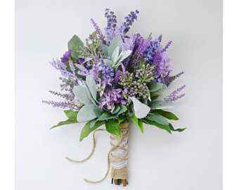 bouquet boho chic lavender 2