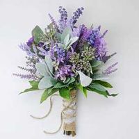 bouquet boho chic lavender 2