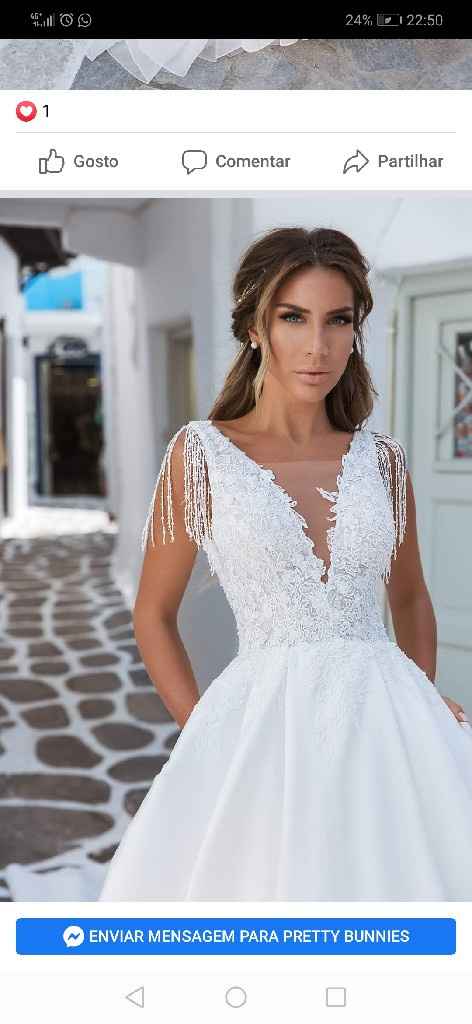 Pormenor vestido noiva - 1