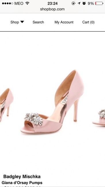 Sapatos badgley mischka - 1