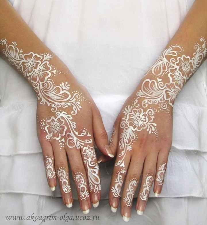 White henna 😍 - 4