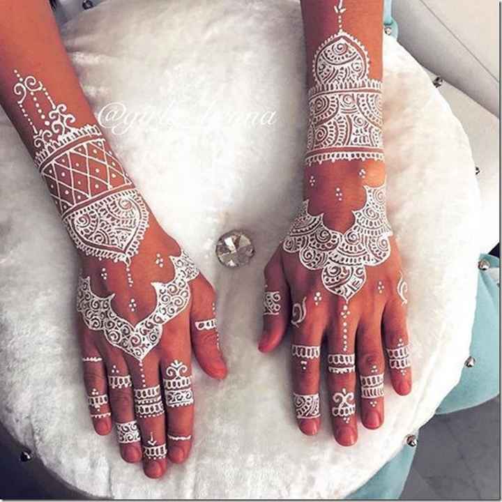 White henna 😍 - 6