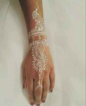 White henna 😍 - 7