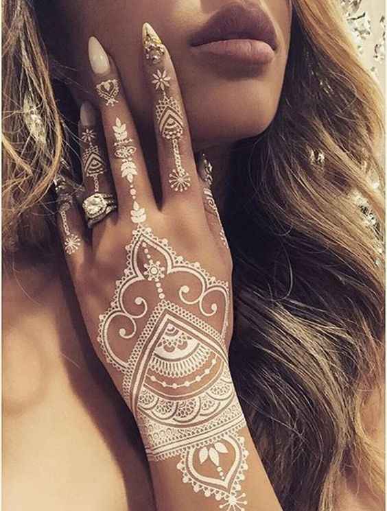 White henna 😍 - 9