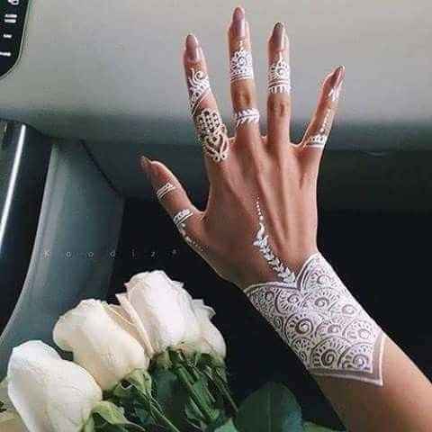 White henna 😍 - 12